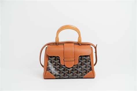 goyard structured saigon mini|goyard saigon price.